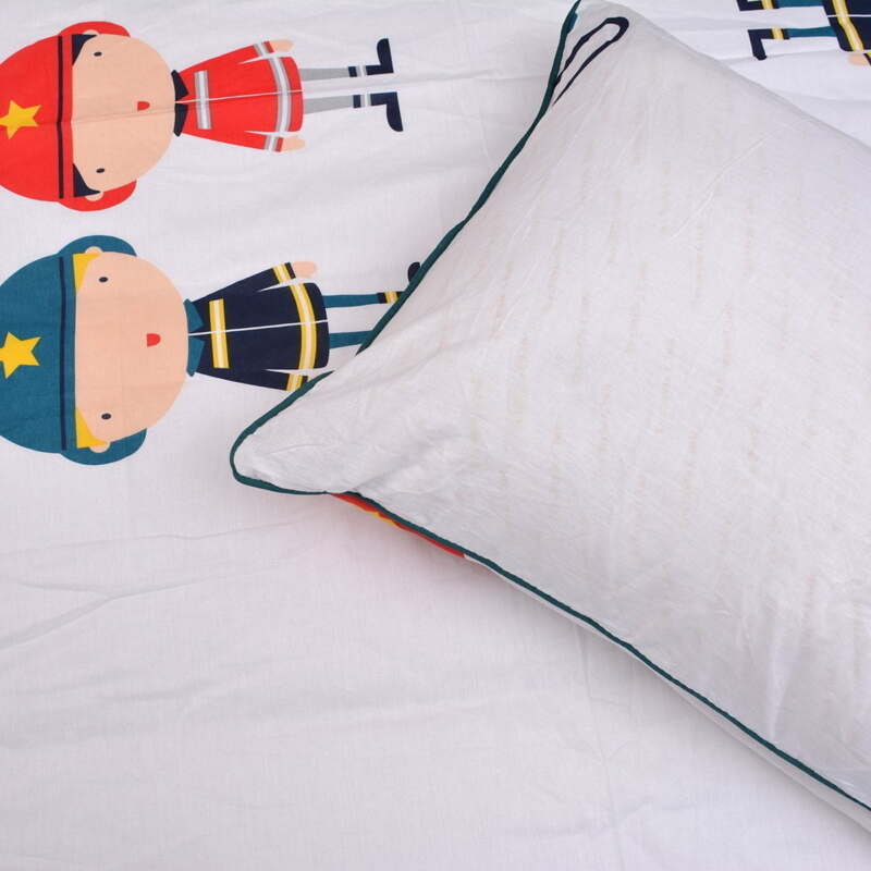 Super Hero -Kids Cotton Blend Printed Bedsheet