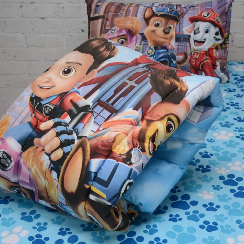 PAW PATROL - Kids Digital Printed Comforter Set 3-Piece