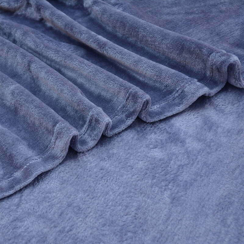 SEOLOFOR - Warm Winter Plain Fleece Blankets