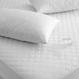MATTRESS PROTECTOR - 4 Corner Elastic Single Bed Quilted Waterproof Mattress Protector - WMP002