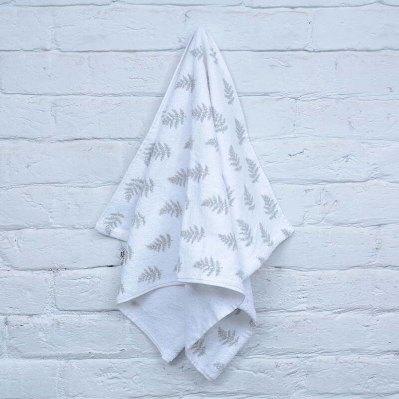 GREY BRANCH - Pure Cotton Luxury Face Towels