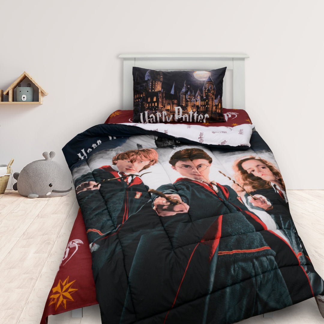 HARRY POTTER - Kids Printed Comforter Set 3 Piece
