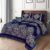 Best Quality Velvet Bedsheet Set 4 Piece – BLUE
