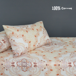 100% Cotton Printed Double Bedsheet