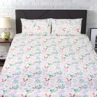 Premium Printed King Size Cotton Bedsheet