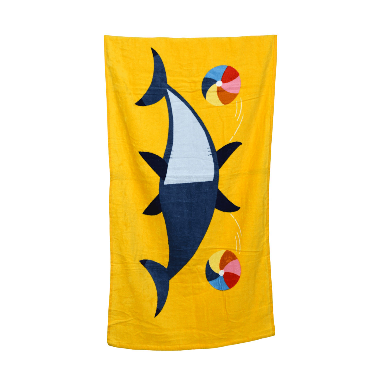 FISH - Velvet Printed Cotton Kids Towel