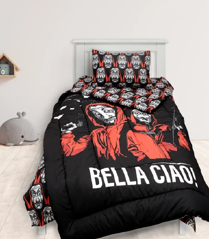 bella ciao kids comforter set