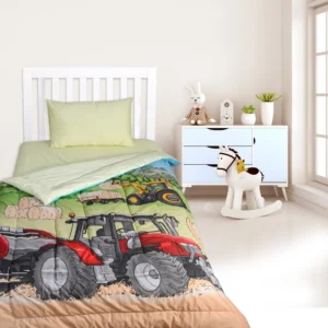 kids comforter set Tractor