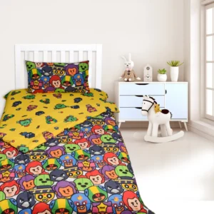 Kids comforter set- Bot Face