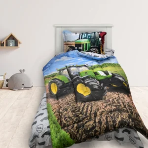 kids comforter set crop tractor